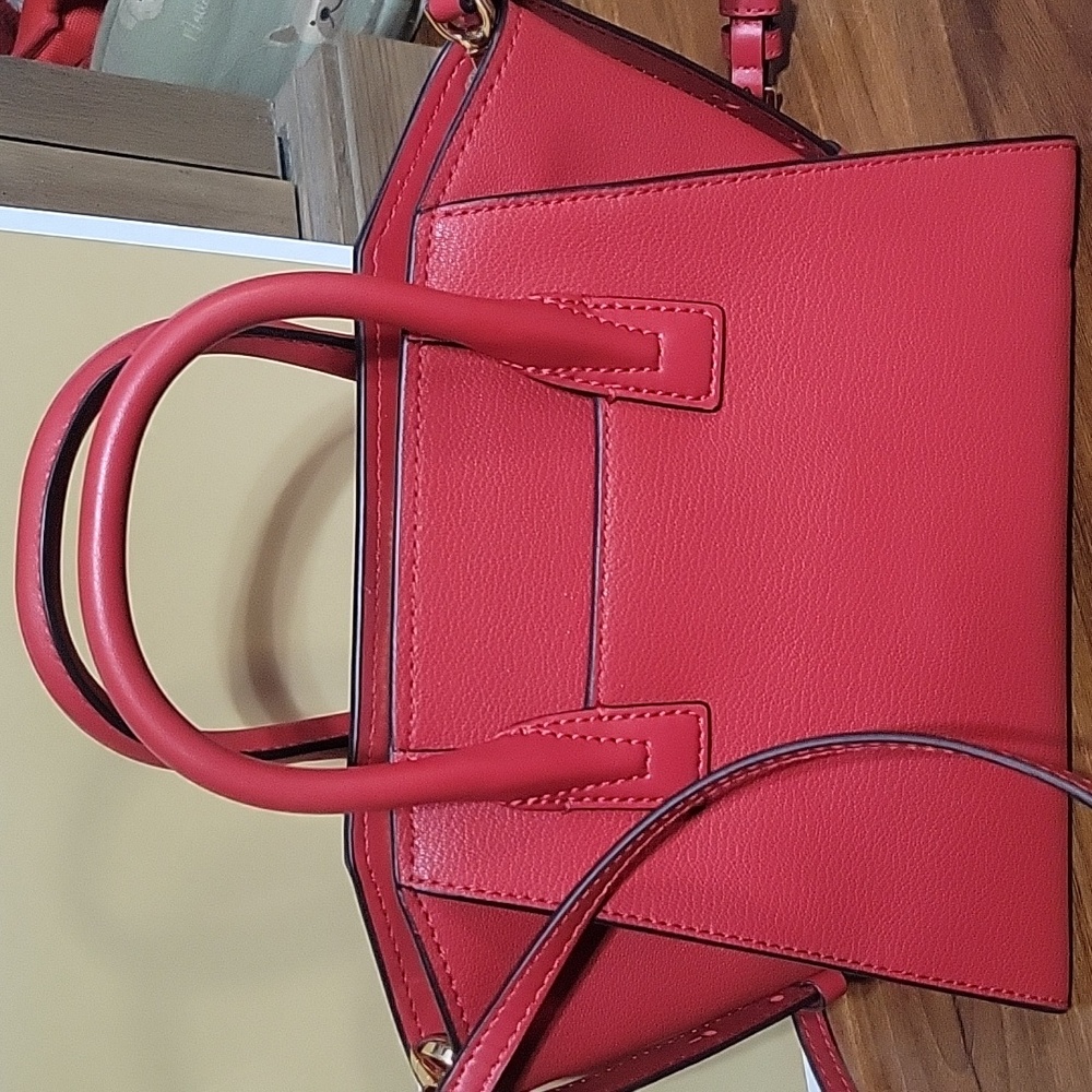 Michael Kors Red Handbag - Picture 6 of 14
